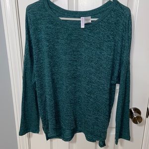 Super soft green Joyspun sweater (8-10)